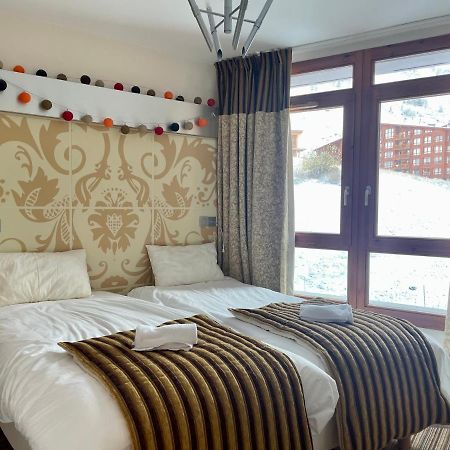 בור סן מוריס Confort Et Espace Pour Cet Appartement Duplex De 100 M2 Avec Grand Sejour Expose Sud Avec Cheminee, 4 Chambres , Acces Direct Aux Pistes De Ski Et Au Golf Dans La Residence Edenarc Avec Piscine, Jacuzzi Et Spa מראה חיצוני תמונה
