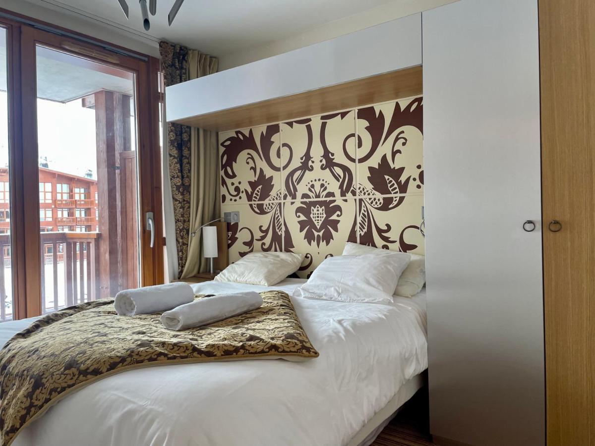 בור סן מוריס Confort Et Espace Pour Cet Appartement Duplex De 100 M2 Avec Grand Sejour Expose Sud Avec Cheminee, 4 Chambres , Acces Direct Aux Pistes De Ski Et Au Golf Dans La Residence Edenarc Avec Piscine, Jacuzzi Et Spa מראה חיצוני תמונה