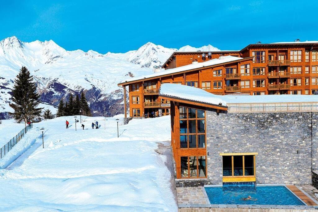 בור סן מוריס Confort Et Espace Pour Cet Appartement Duplex De 100 M2 Avec Grand Sejour Expose Sud Avec Cheminee, 4 Chambres , Acces Direct Aux Pistes De Ski Et Au Golf Dans La Residence Edenarc Avec Piscine, Jacuzzi Et Spa מראה חיצוני תמונה